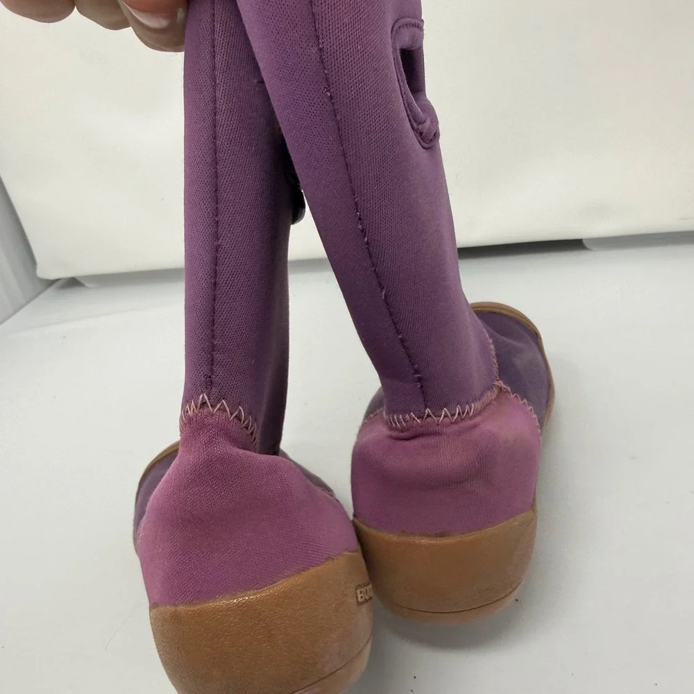 Bogs Kids Purple Pink Waterproof Washable Pull On Boots Size 8 Toddler 24 EUR